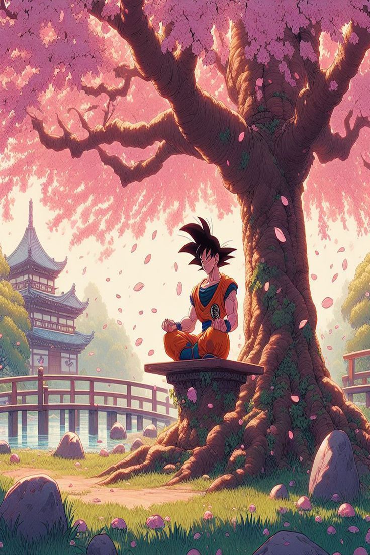 736x1104 Goku Meditation. Goku Graphic Wallpaper