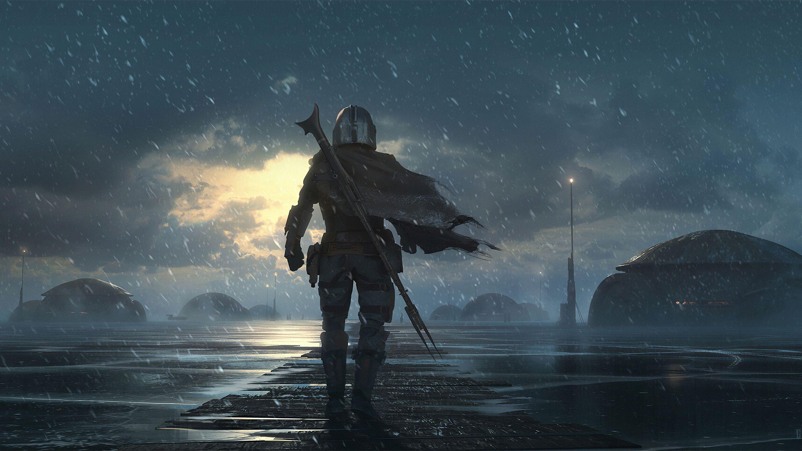 2560x1440 Mandalorian Art