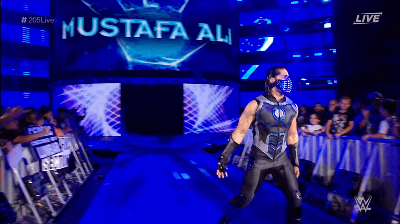1366x768 WWE Mustafa Ali Wallpaper