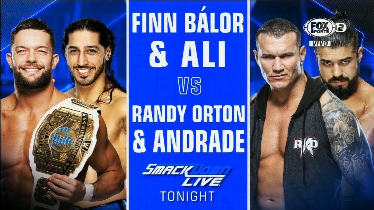 1280x720 WWE SmackDown LIVE. Campeón Intercontinental Finn Bálor & Mustafa