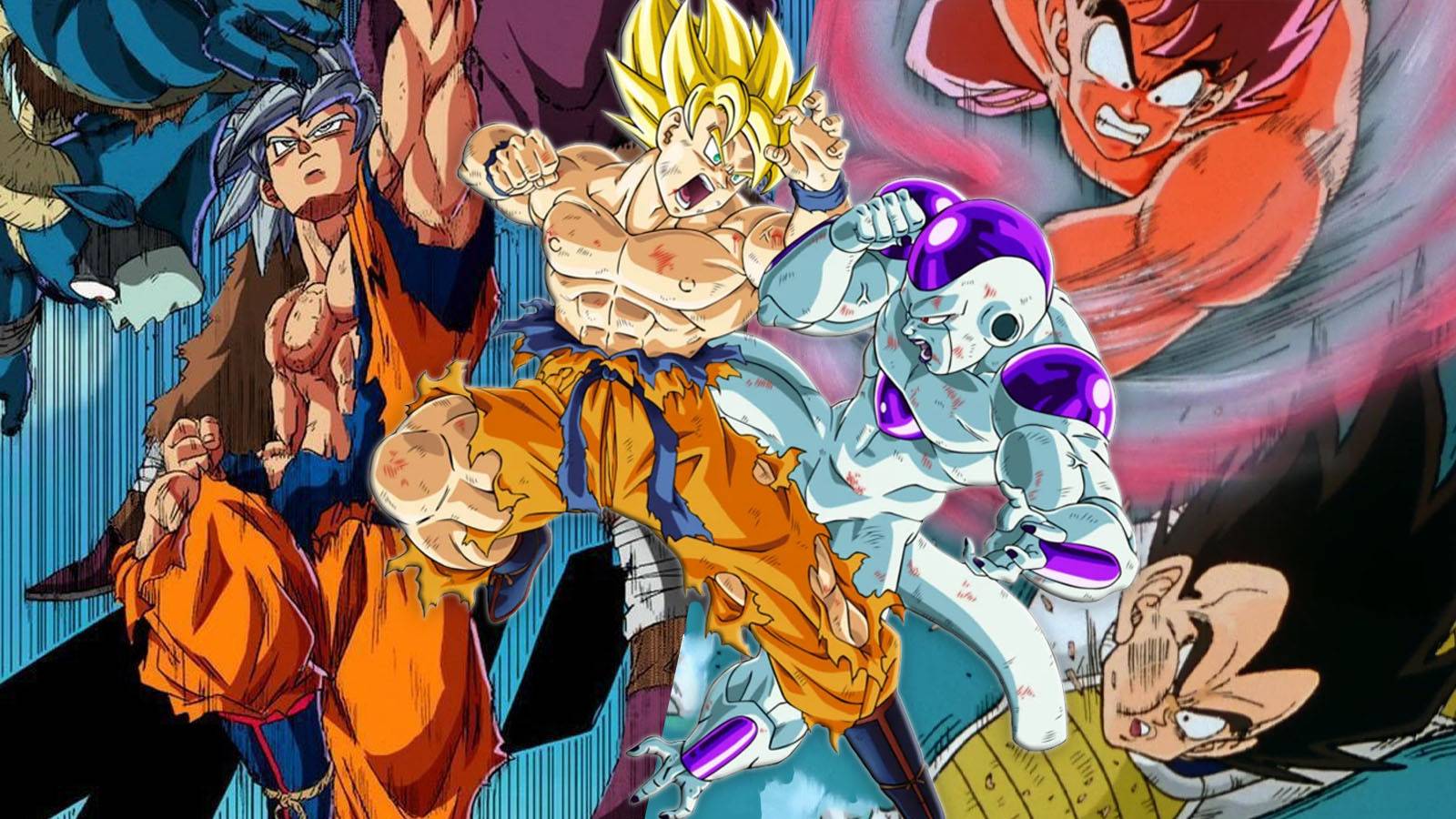 1600x900 The Most Impressive Goku Fights in the Dragon Ball, DBZ, & Super