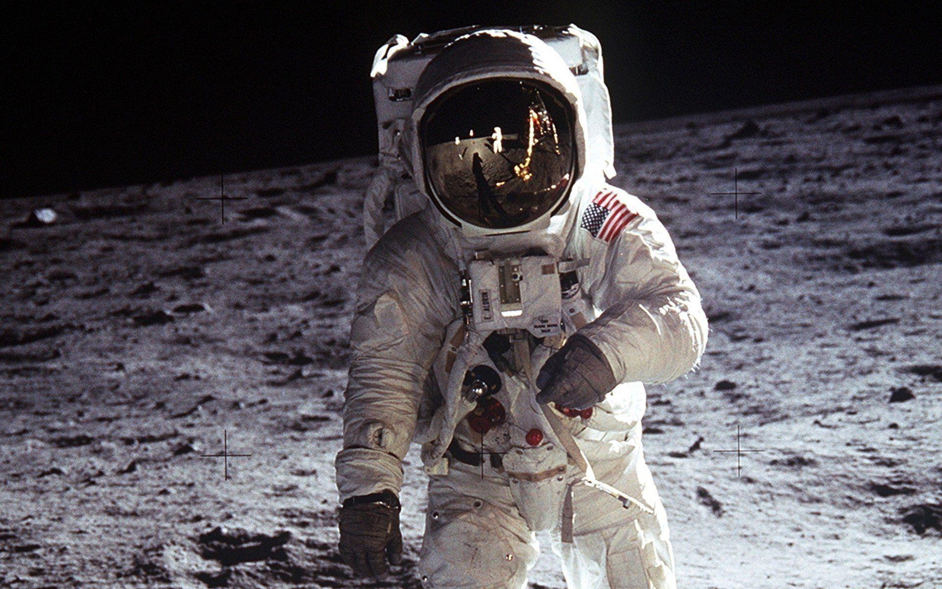 1920x1200 Neil Armstrong, Moon, Apollo 11 Wallpaper HD / Desktop and Mobile