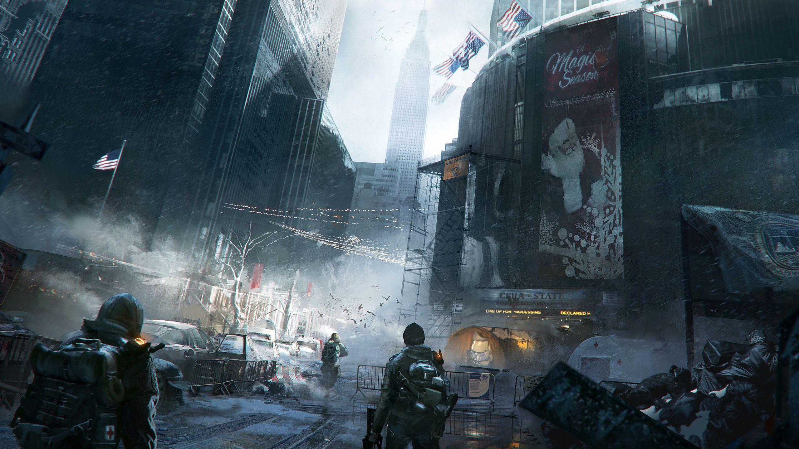 2560x1440 Free download The Division Computer Wallpaper Desktop Background