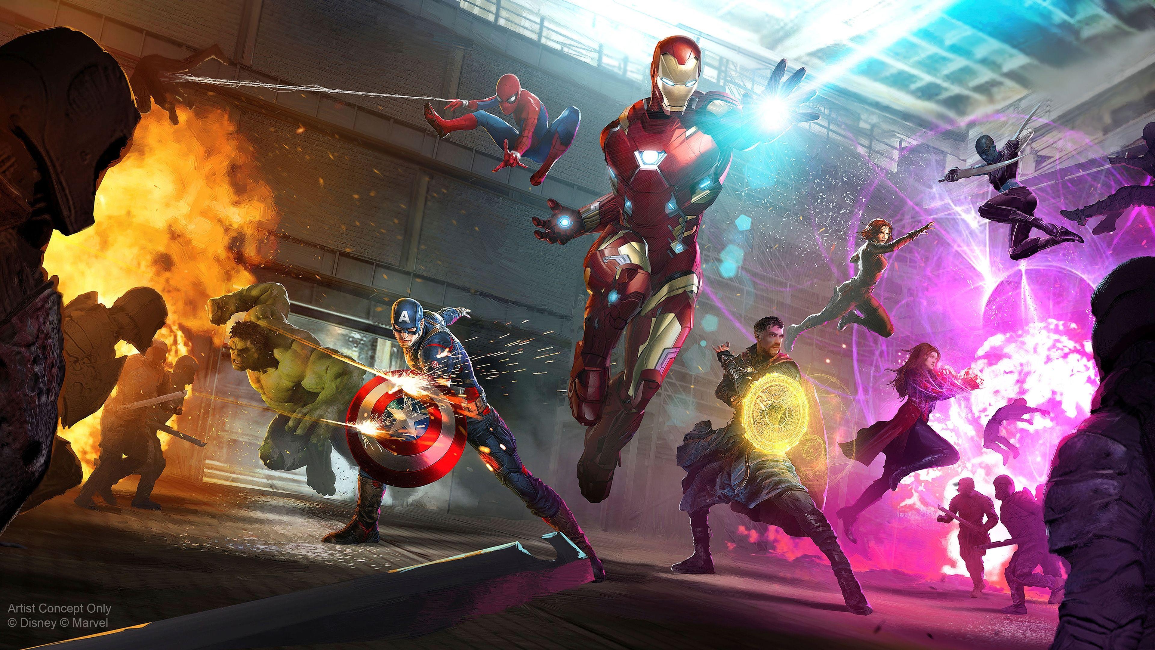 3840x2160 Wallpaper 4k Avengers Infinity War 2018 Artwork 2018 Movies Wallpaper, 4k Wallpaper, 5k Wallpaper, Artwork Wallpaper, Avengers Infinity War Wallpaper, Avengers Wallpaper, Captain America Wallpaper, Doctor Strange Wallpaper, Hd Wallpaper, Hulk