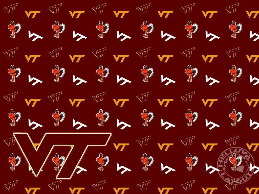 1024x768 Download Virginia Tech Hokies Logo Wallpaper