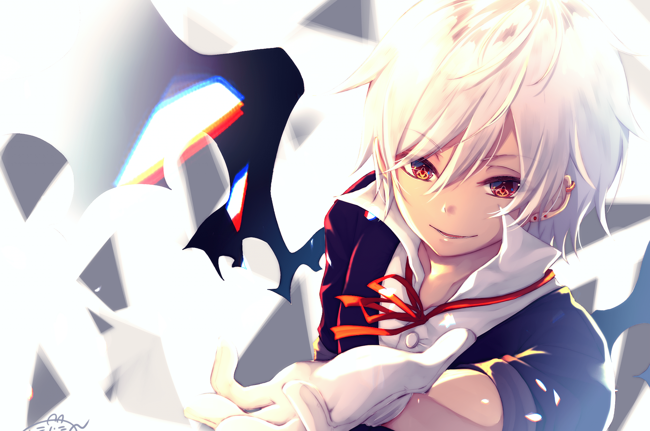 Dude White Hair  Anime Boy White Hair  951x1213 PNG Download  PNGkit