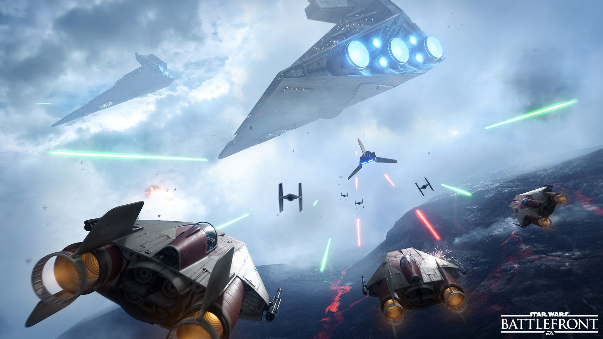 1920x1080 Star Wars: Battlefront Fighter Squadron Released