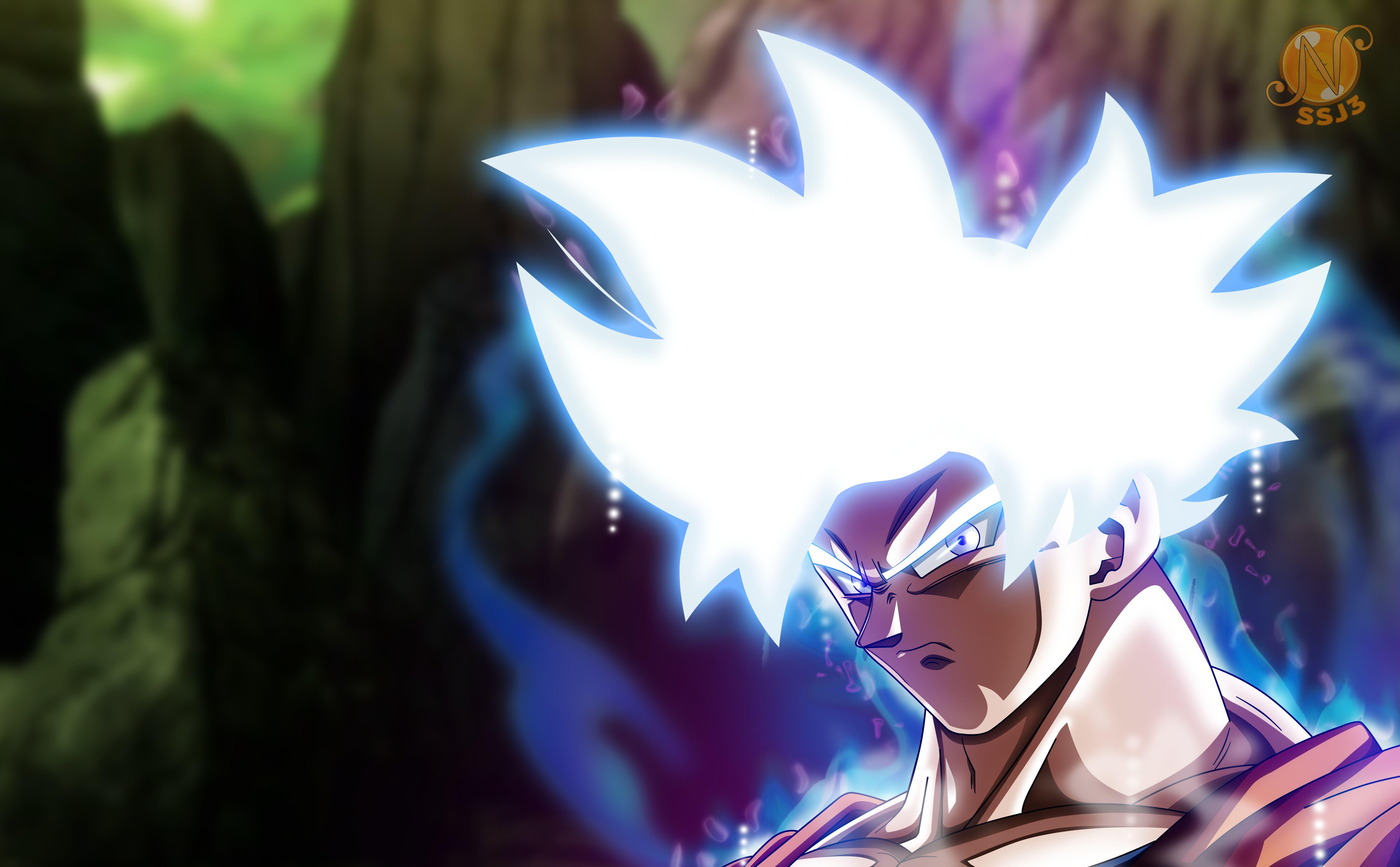 8727x5405 Goku Mastered Ultra Instinct 8k Ultra HD Wallpaper. Background