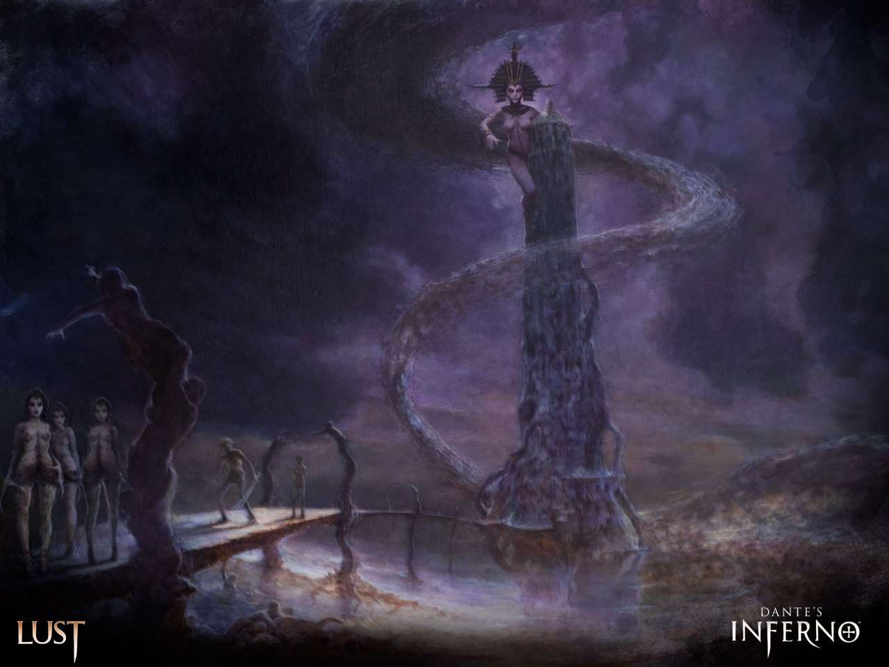 1280x960 Dante's Inferno Wallpaper's Inferno Cleopatra Art