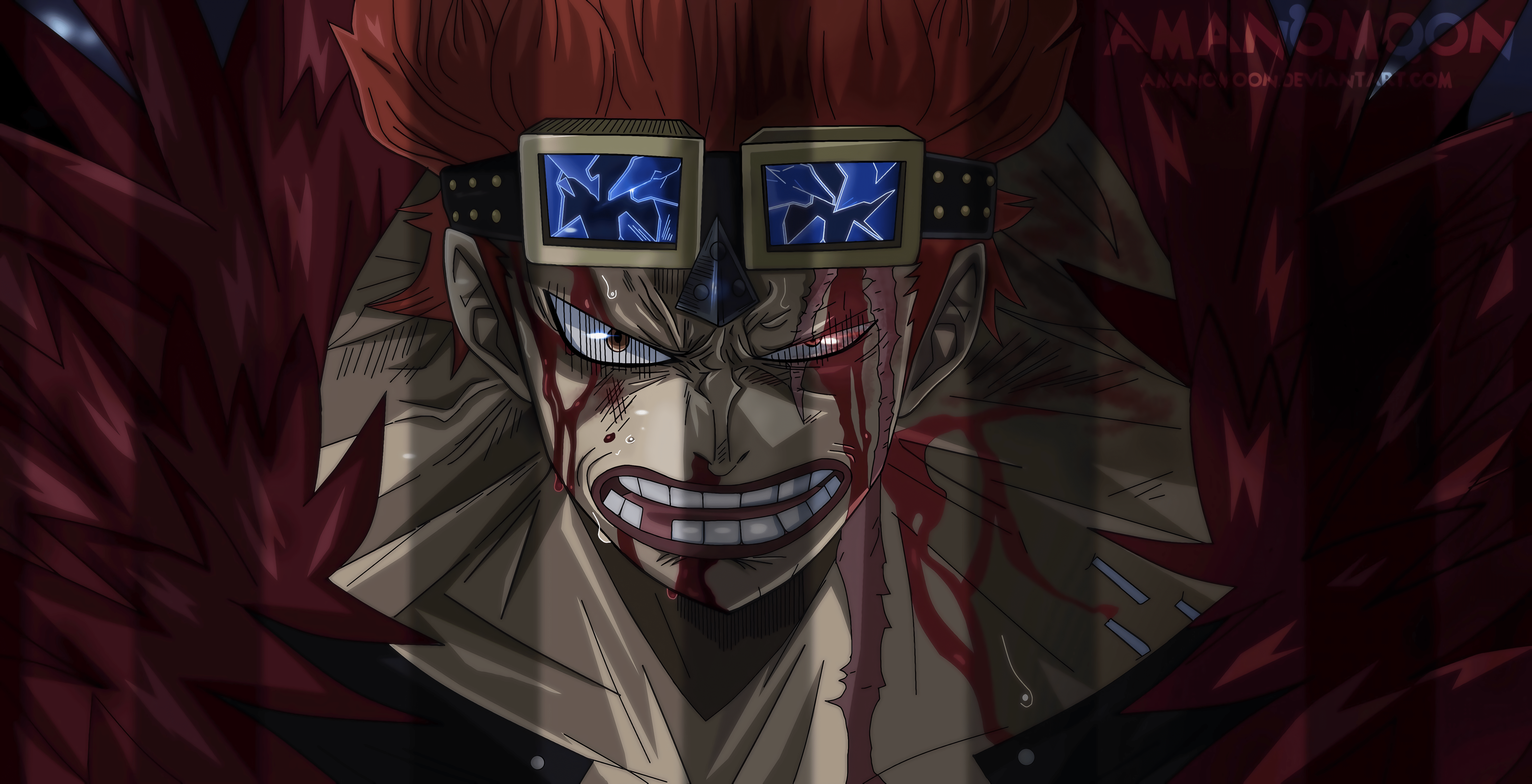 5996x3070 5996x3070 Eustass Kid background. Eustass Kid HD
