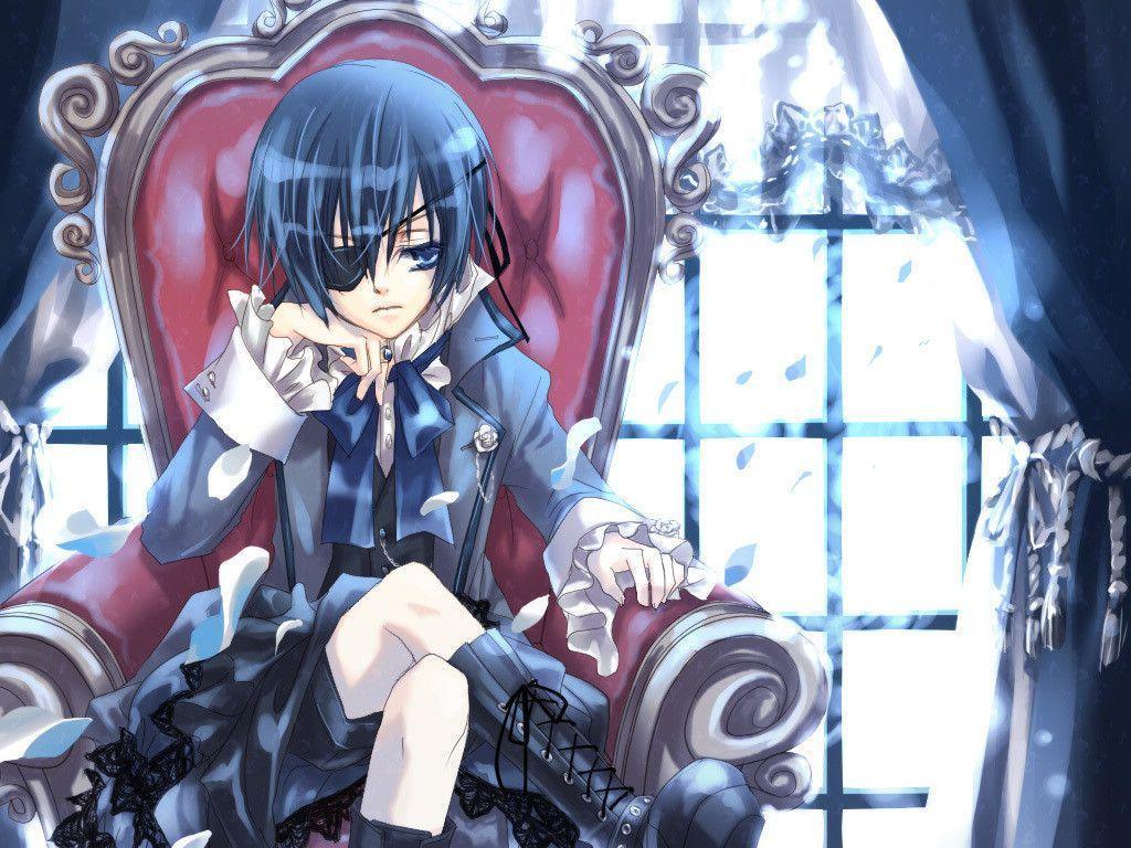1024x768 Ciel Phantomhive Wallpaper