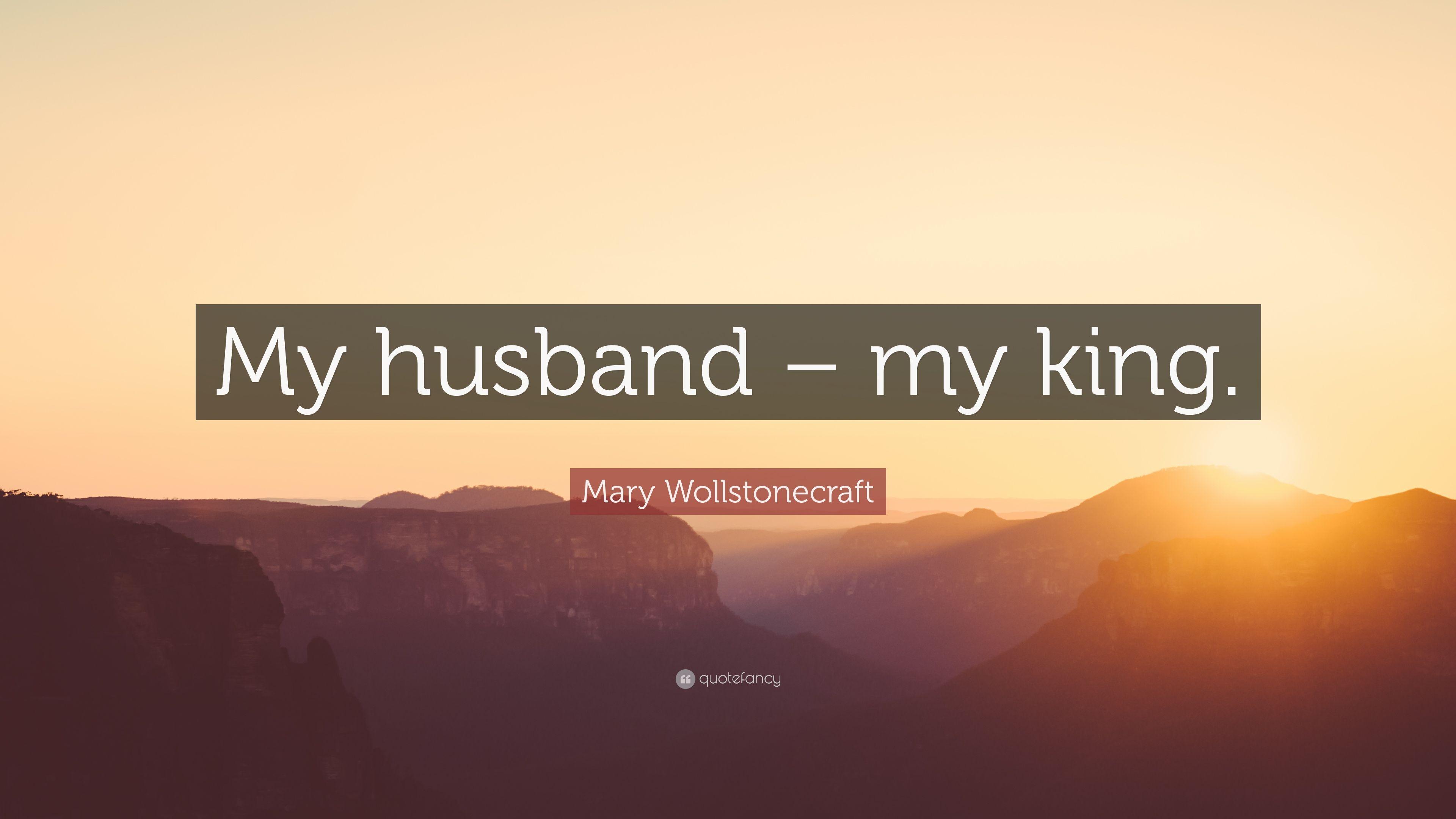 3840x2160 Mary Wollstonecraft Quote: “My husband