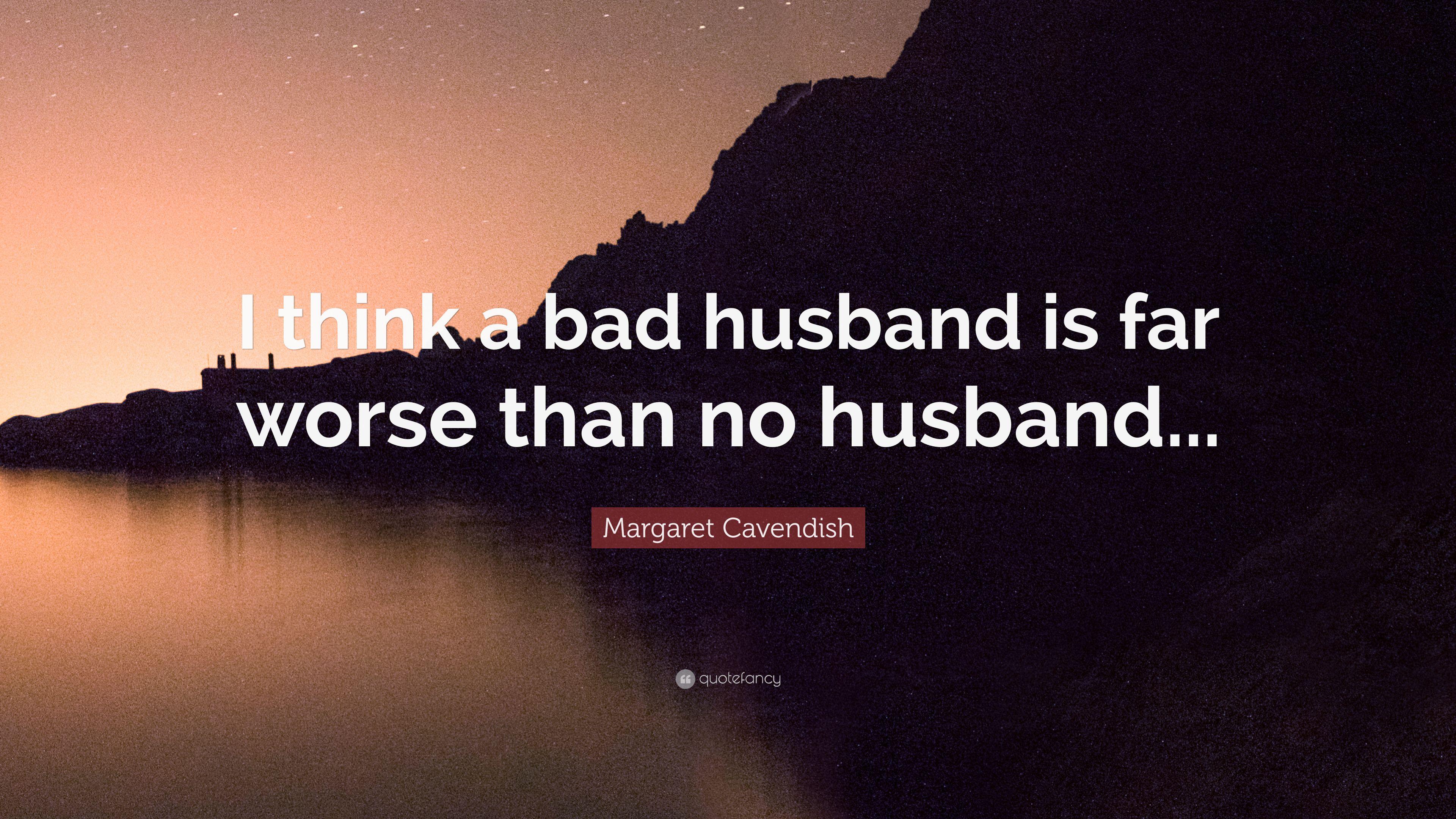 3840x2160 Margaret Cavendish Quote: “I think a bad husband is far worse than