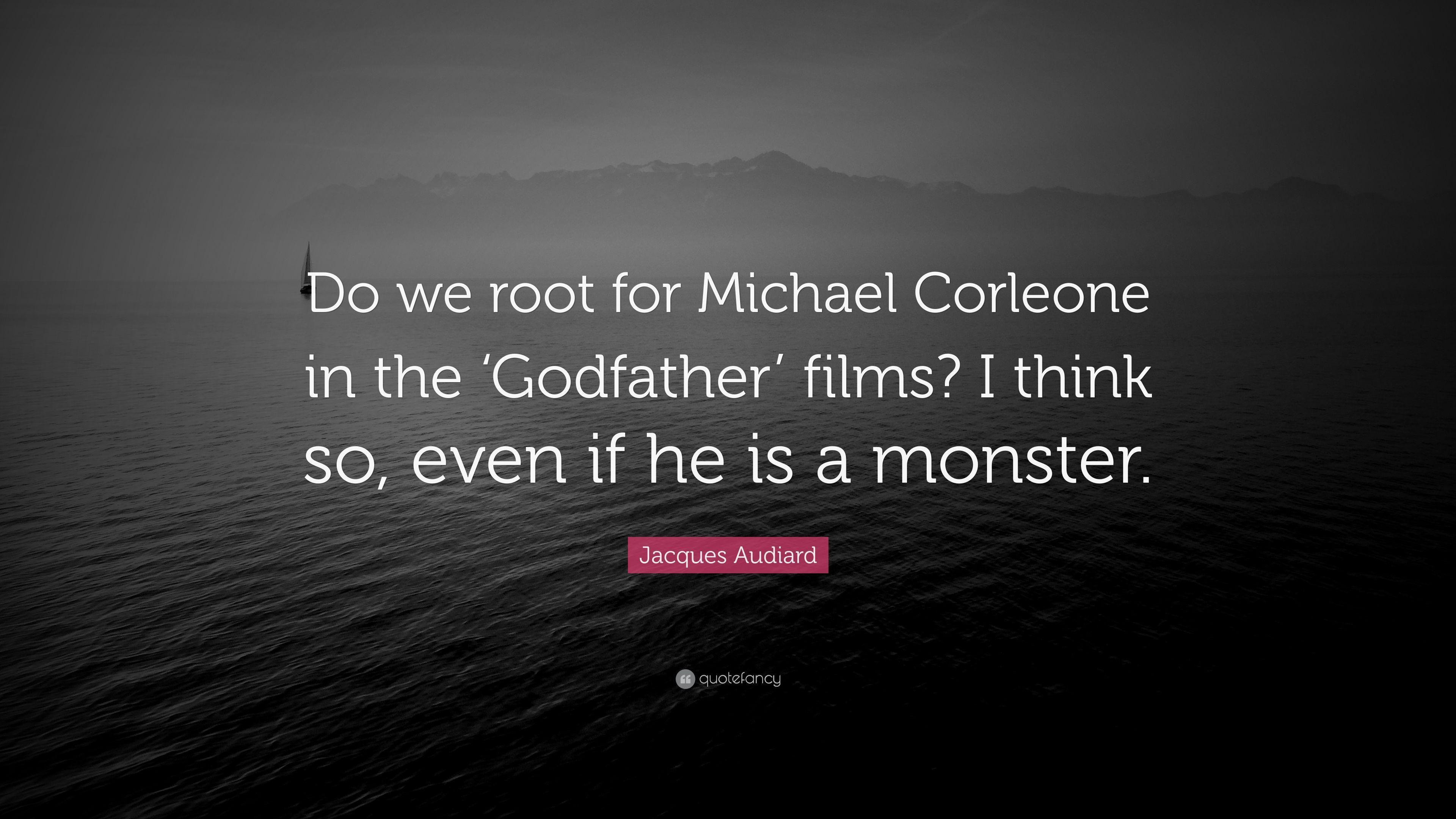 3840x2160 Jacques Audiard Quote: “Do we root for Michael Corleone in