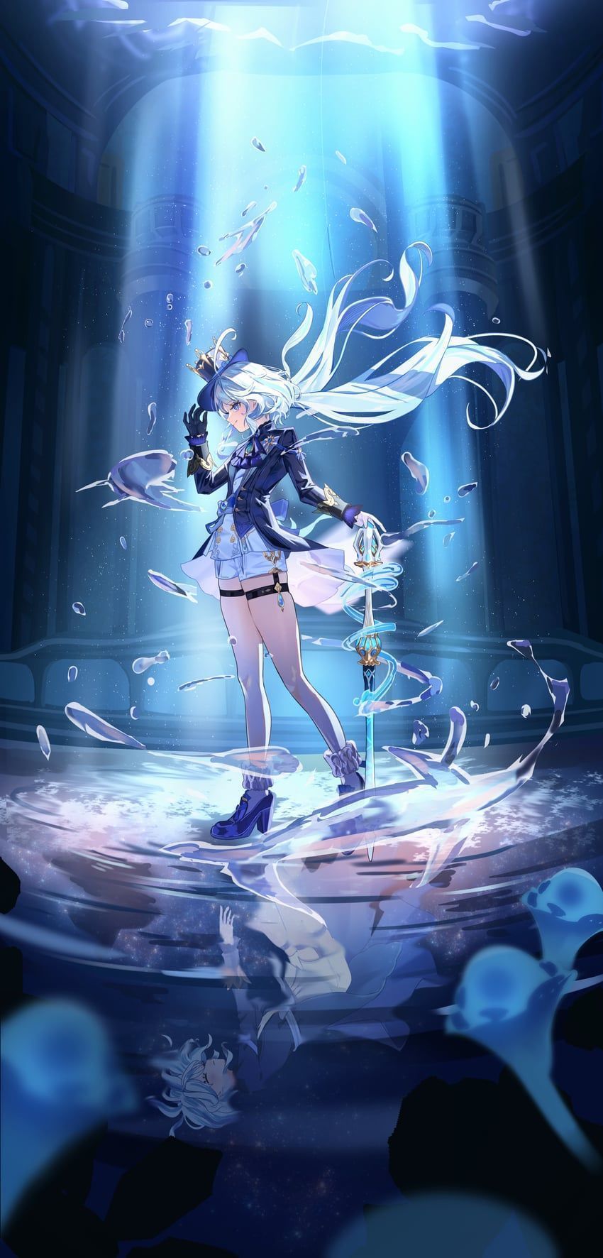 850x1772 Please share me your Furina Finds. Looking for a wallpaper