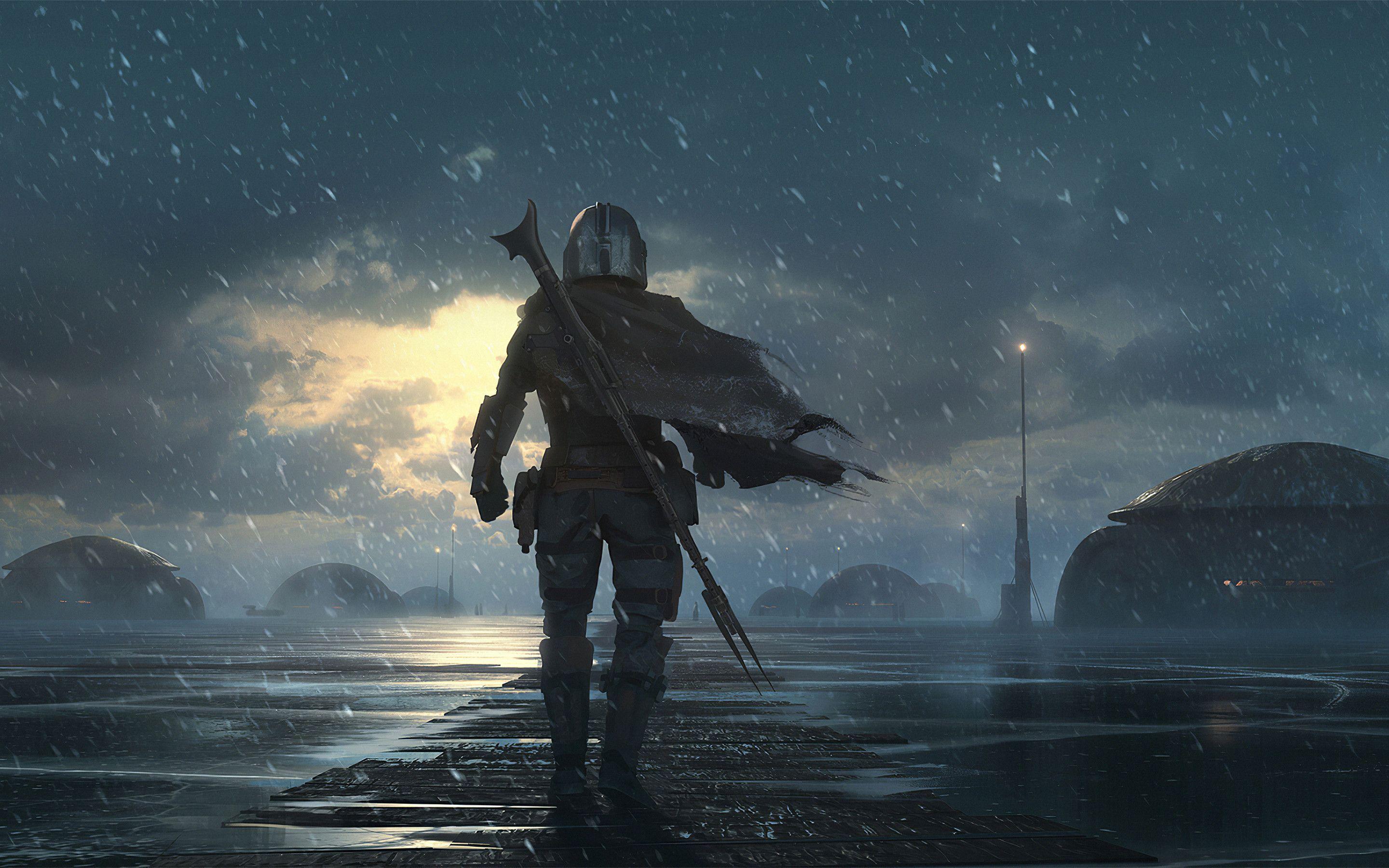 2880x1800 The Mandalorian 4kart 2019 Macbook Pro Retina HD 4k Wallpaper, Image, Background, Photo and Picture