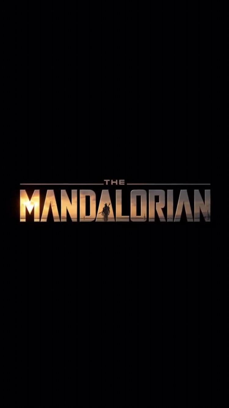 750x1334 The Mandalorian minimalist phone wallpaper