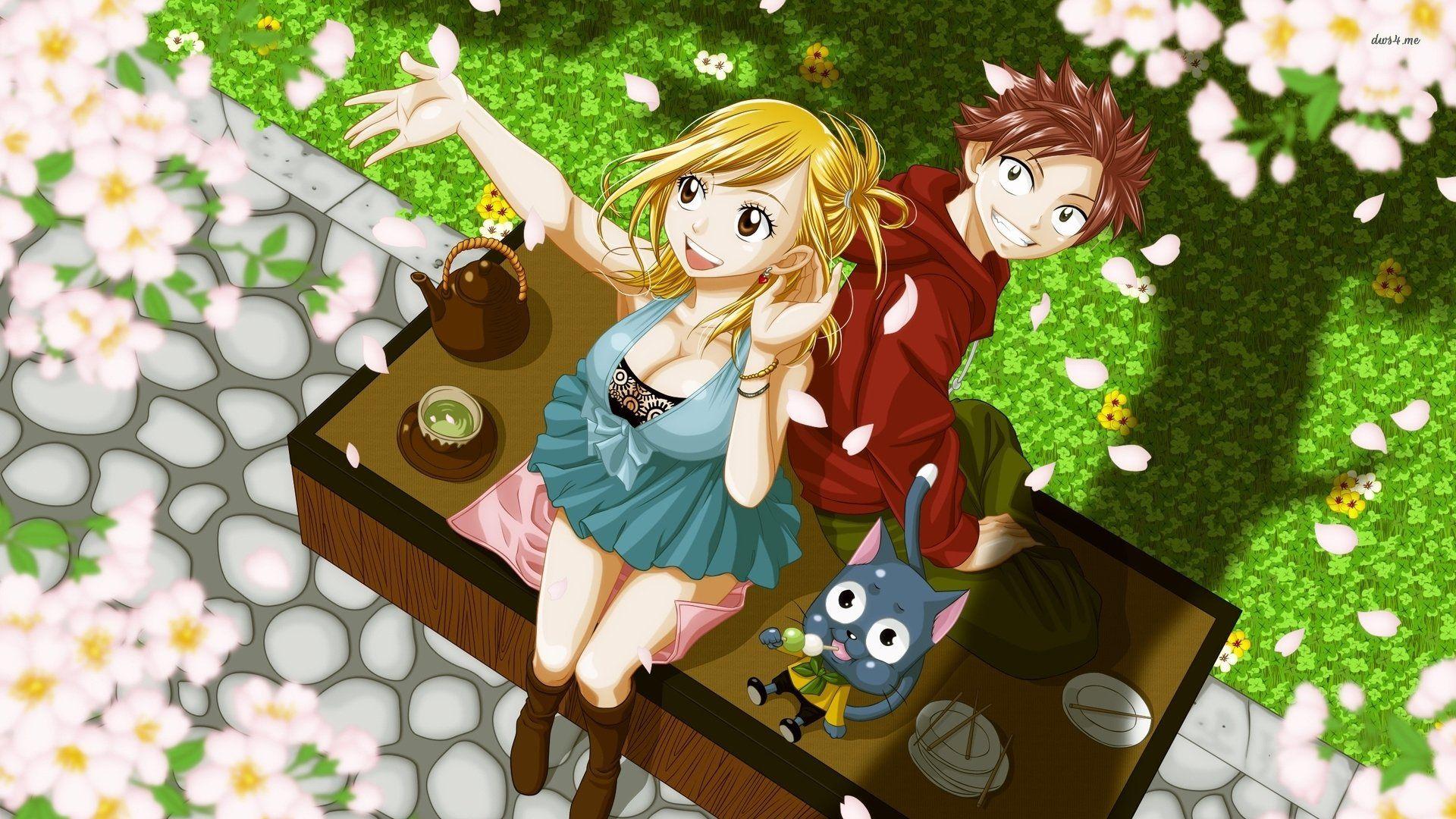1920x1080 Fairy Tail Natsu And Lucy Wallpaper Full HD. Anime HD Wallpaper