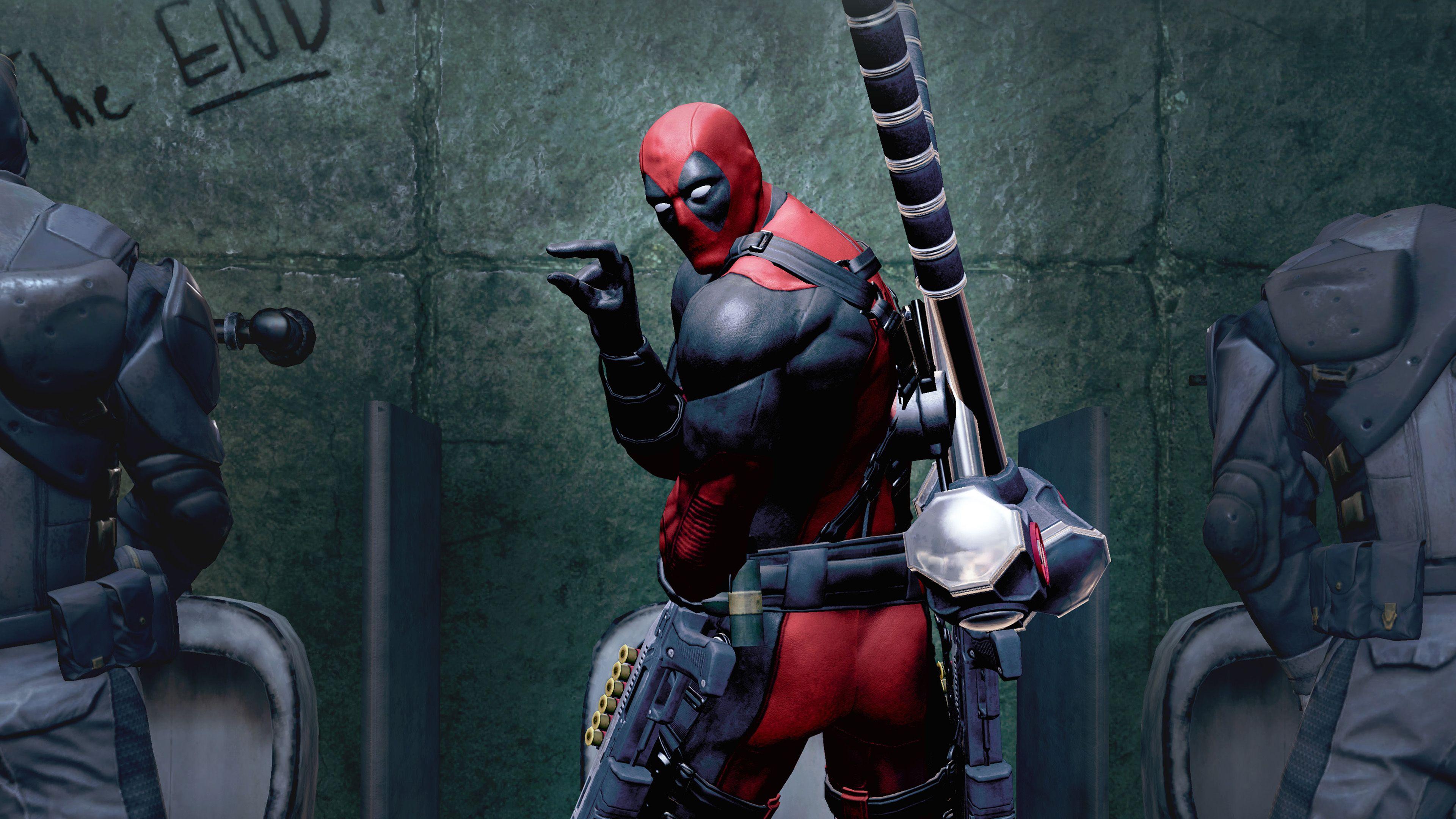 3840x2160 Deadpool Superhero Art Pee Marvel Wallpaper