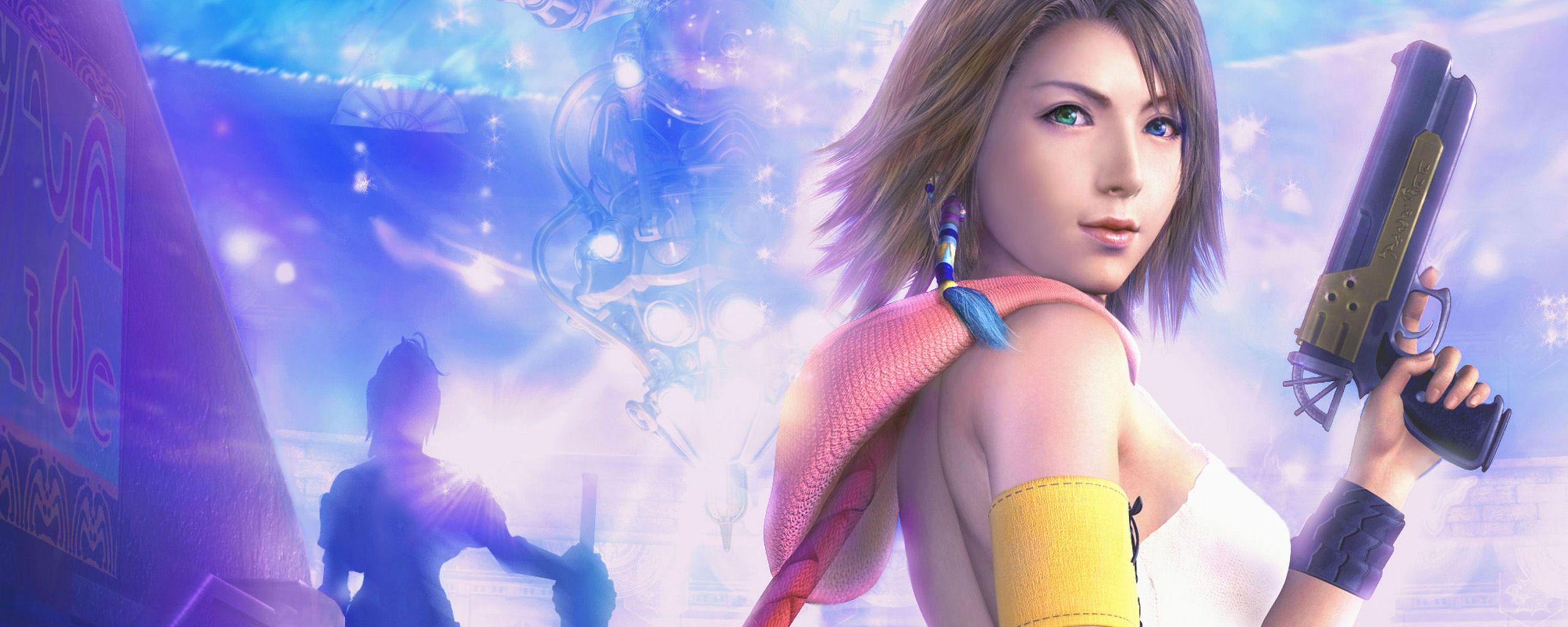 2560x1024 Final Fantasy X Yuna, Dual Screen, Dual Monitor, Wallpaper