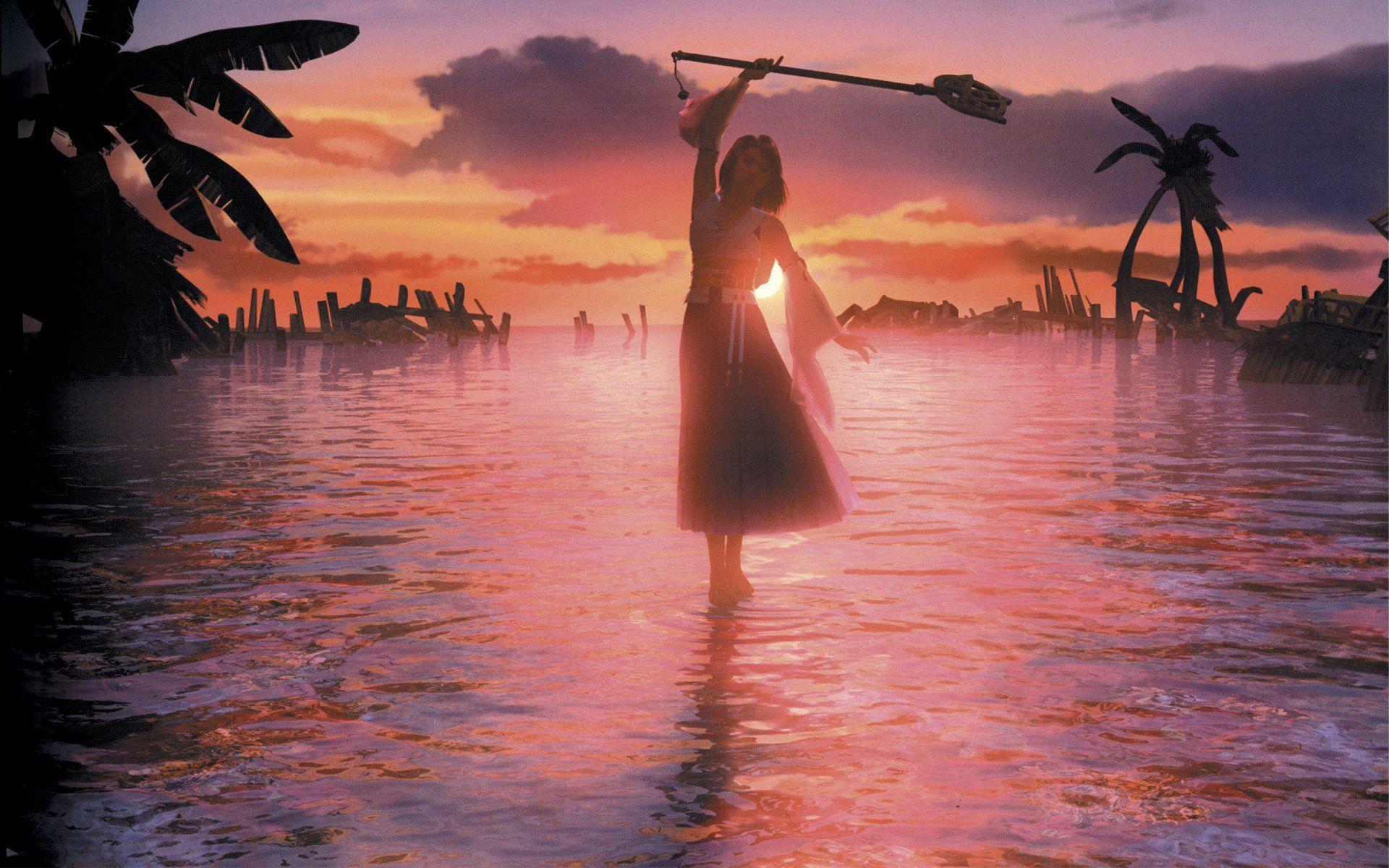 1920x1200 Final Fantasy video games Yuna Final Fantasy X wallpaper