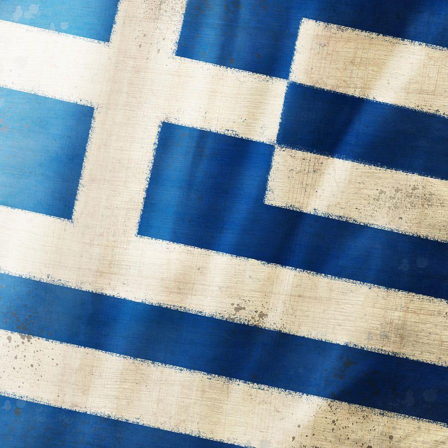 900x900 Greece Flag Photograph