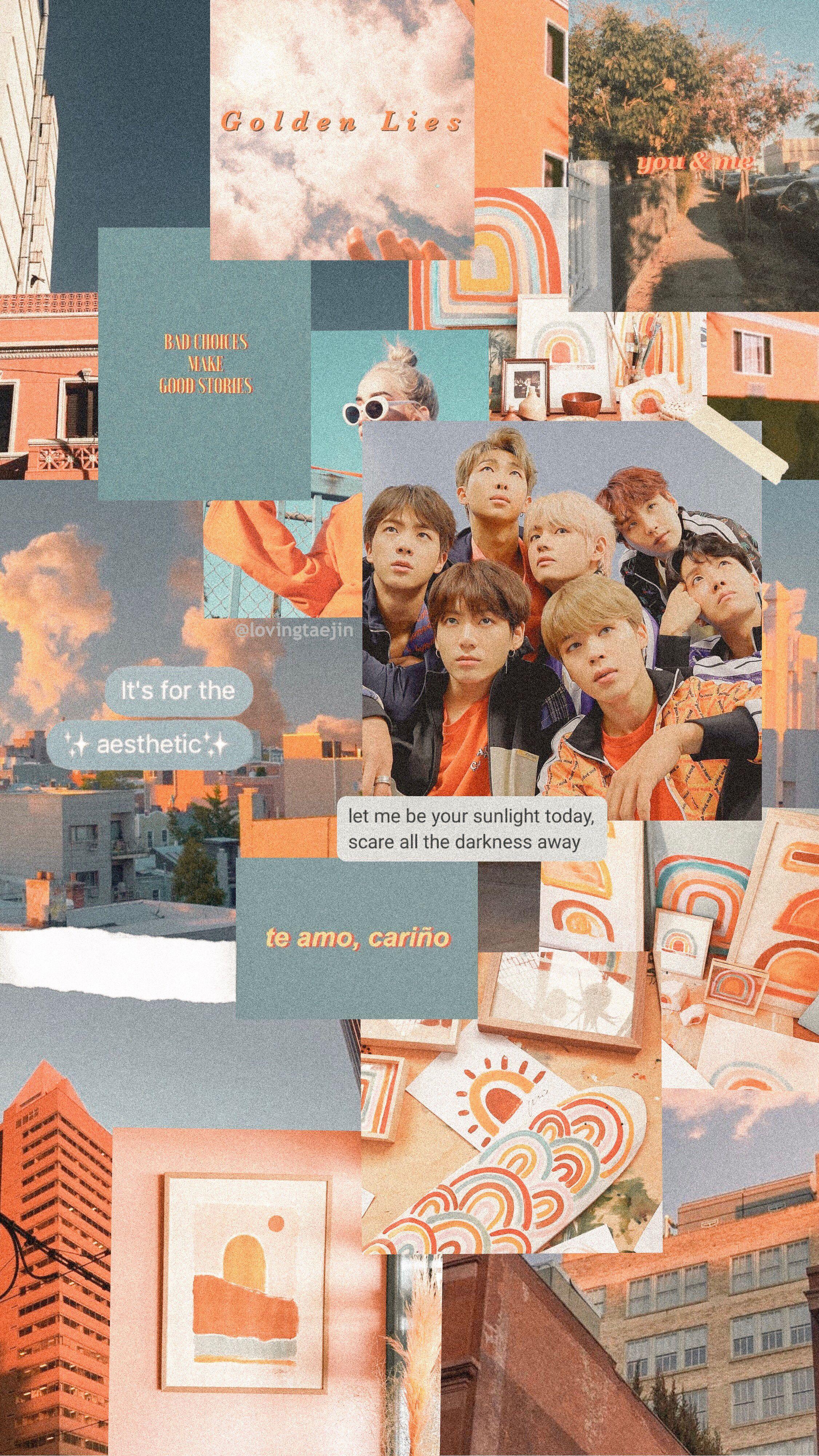 View Aesthetic Bts Homescreen Wallpaper Hd Png 