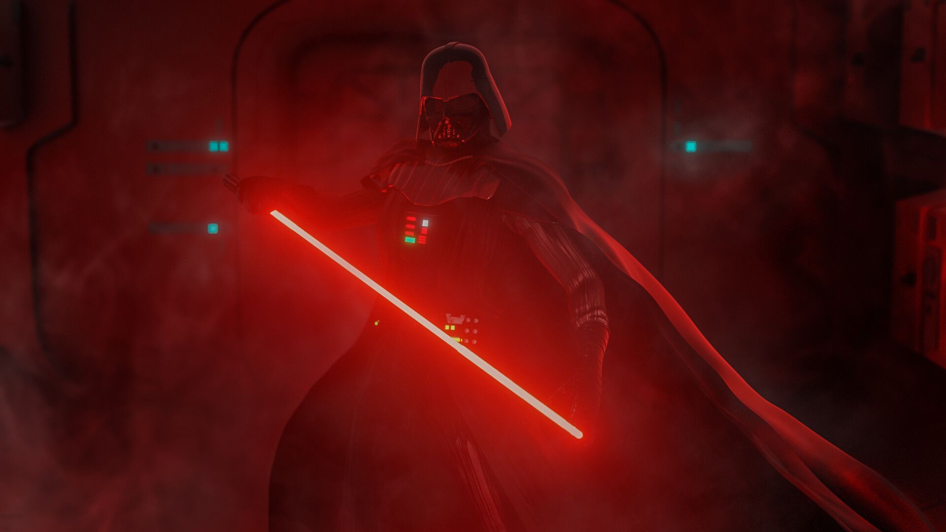 1920x1080 Star Wars Rogue One Vader's Rage 3D Concept Art