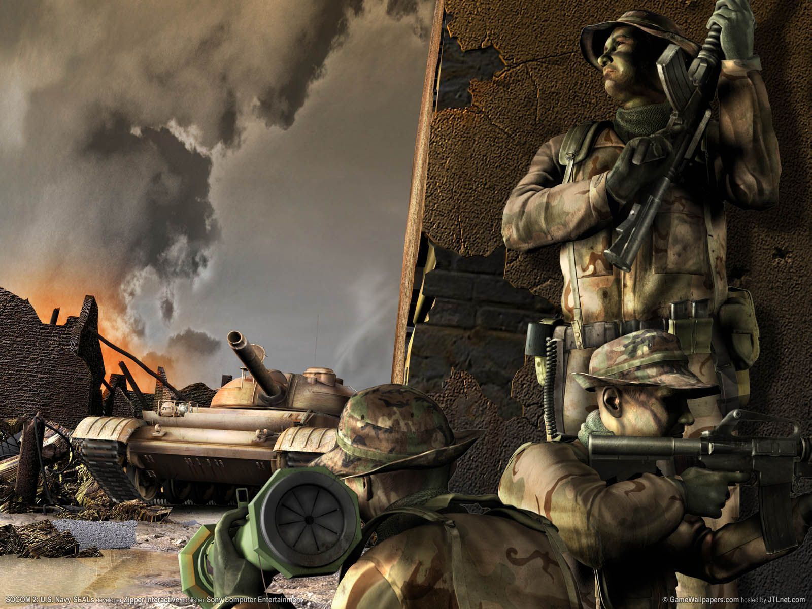 1600x1200 SOCOM 2: U.S. Navy SEALs wallpaper 01 1600x1200
