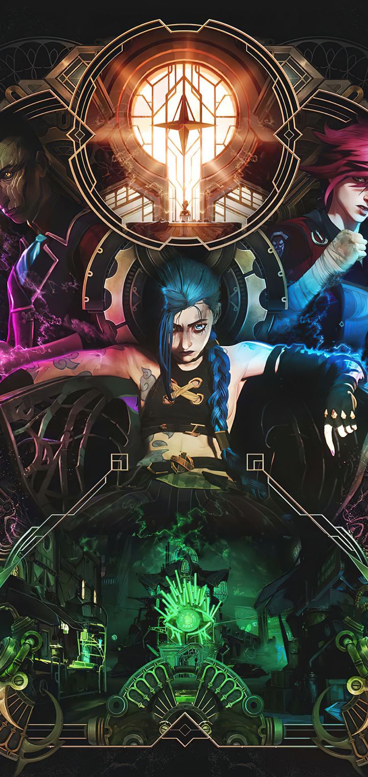 720x1520 Jinx (League Of Legends) Phone Wallpaper