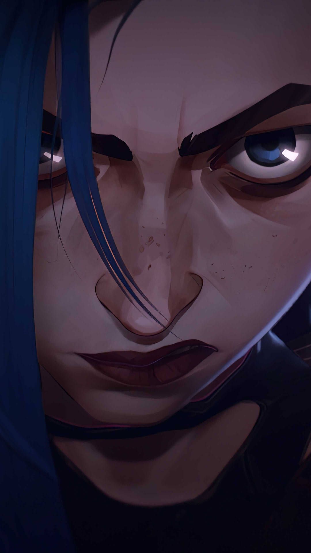 1080x1920 Download 4k Phone Background Jinx Close Up Wallpaper