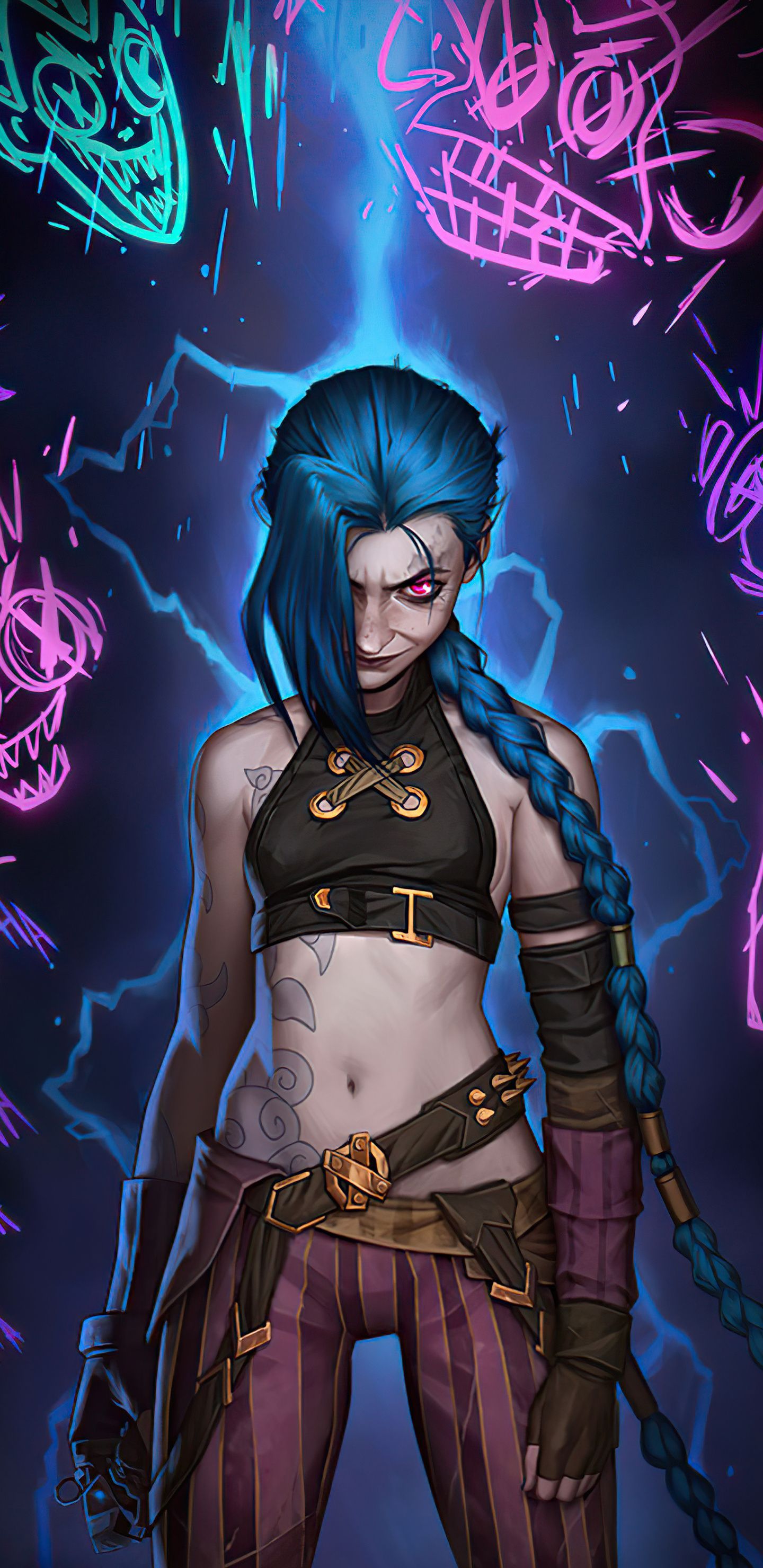 1440x2960 Jinx Arcane Lol 4k Samsung Galaxy Note S S SQHD , HD 4k Wallpaper, Image, Background, Photos and Picture