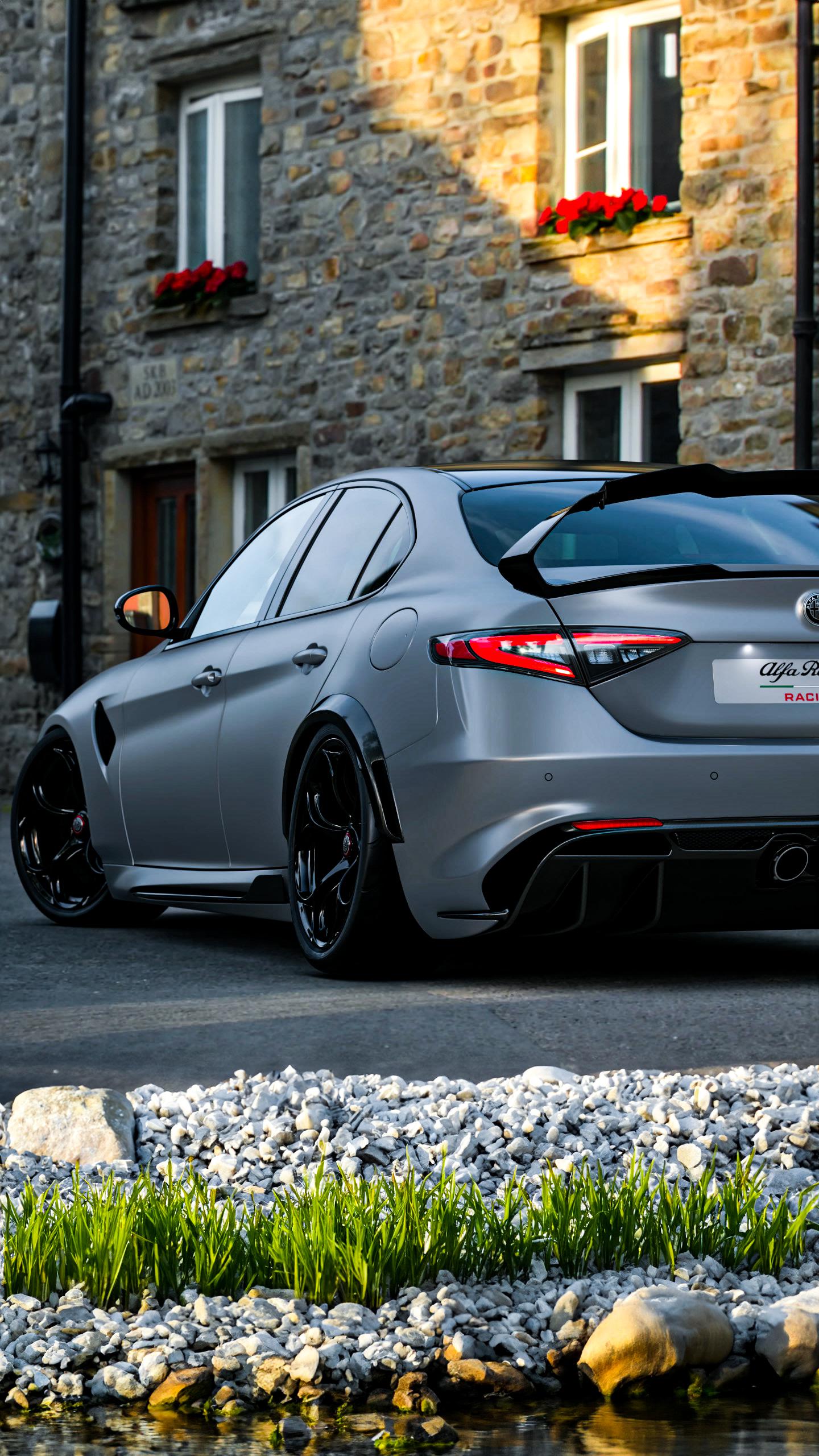 1440x2560 Wallpaper, Alfa Romeo Giulia GTAm