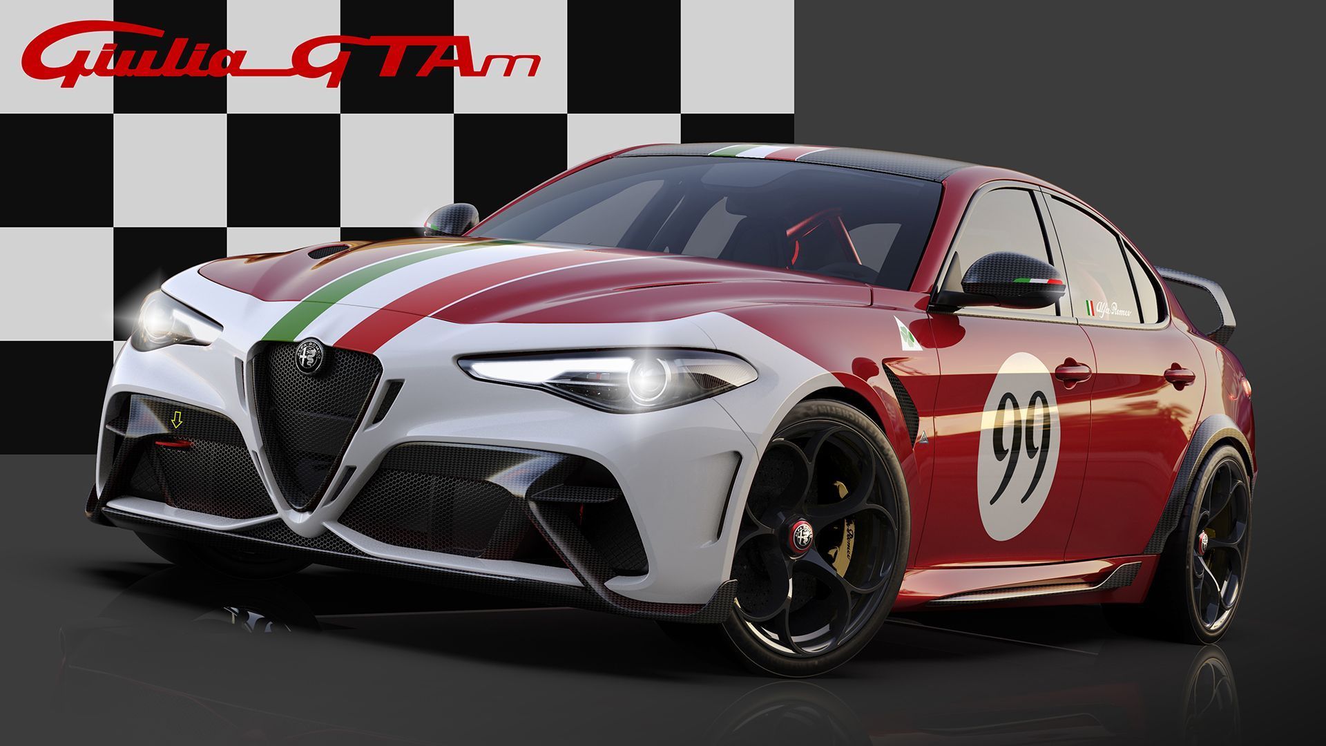 1920x1080 The Alfa Giulia GTA costs many euros, has many liveries