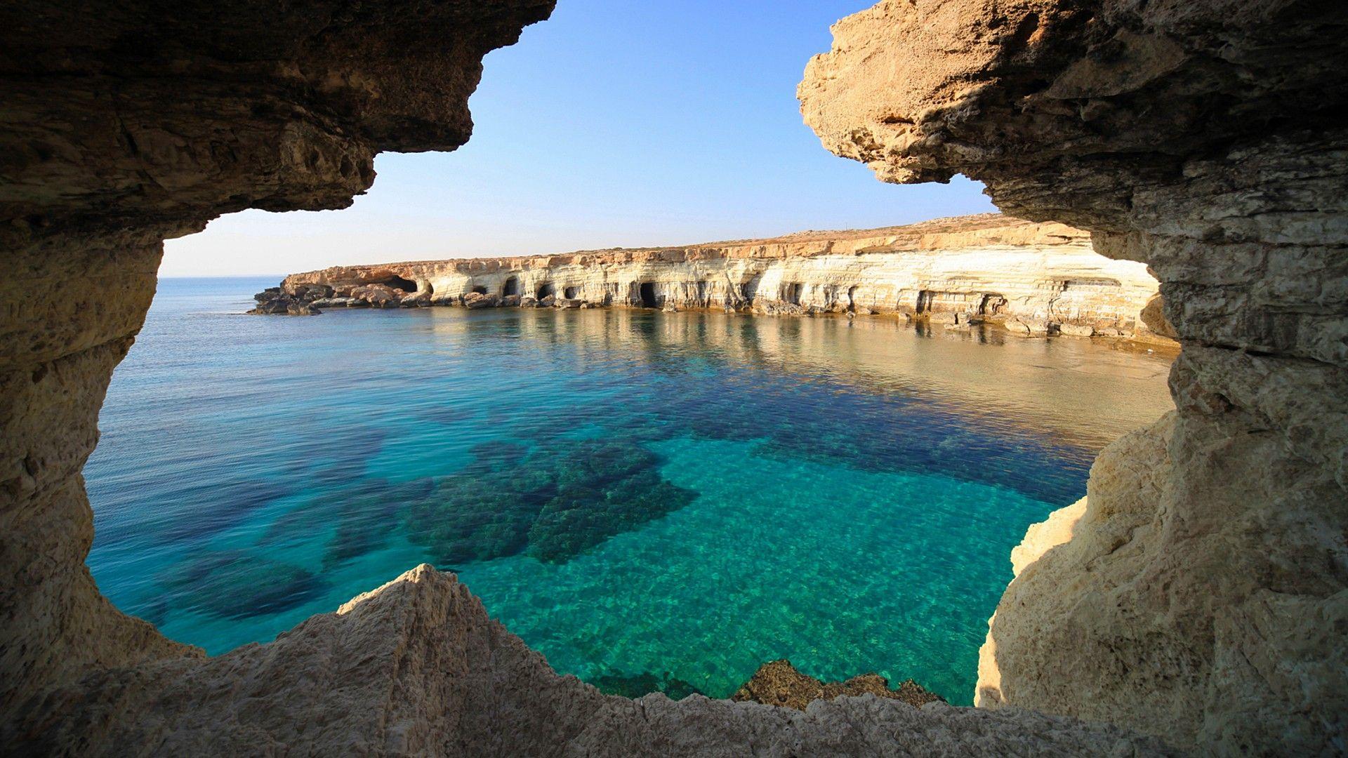 1920x1080 Greek Tag wallpaper: Paradise Lagoon Beach Halkidiki Greece Ocean