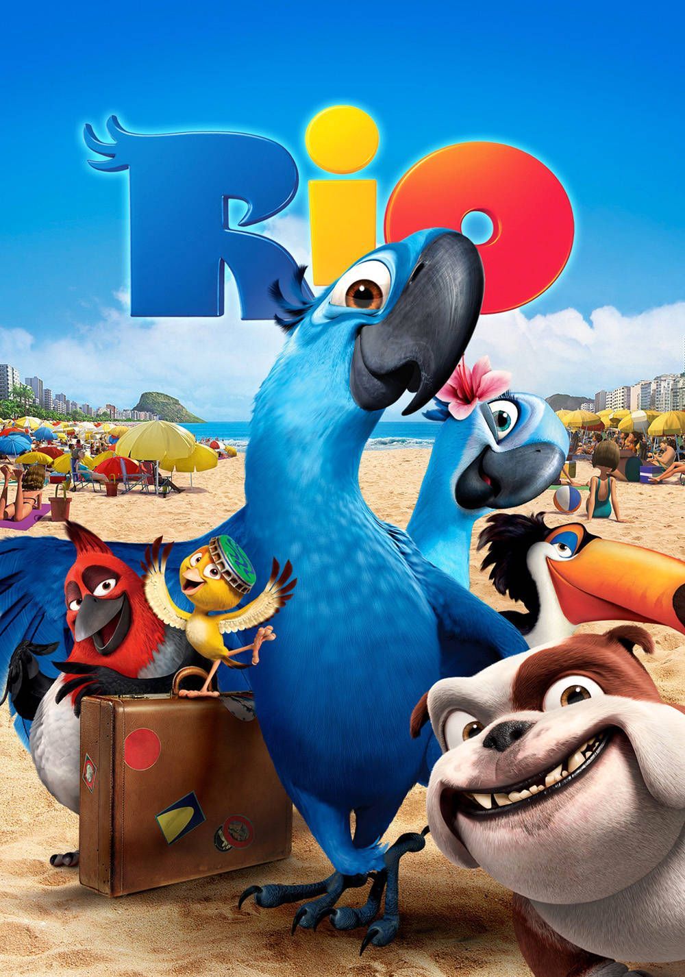 1000x1426 Download Rio Animated Poster Wallpaper