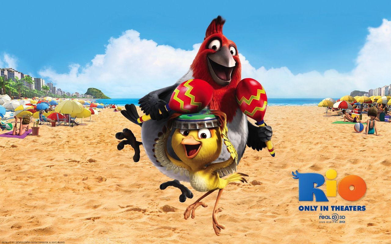 1280x800 Phone wallpaper: Rio, Cartoon, Birds 15179
