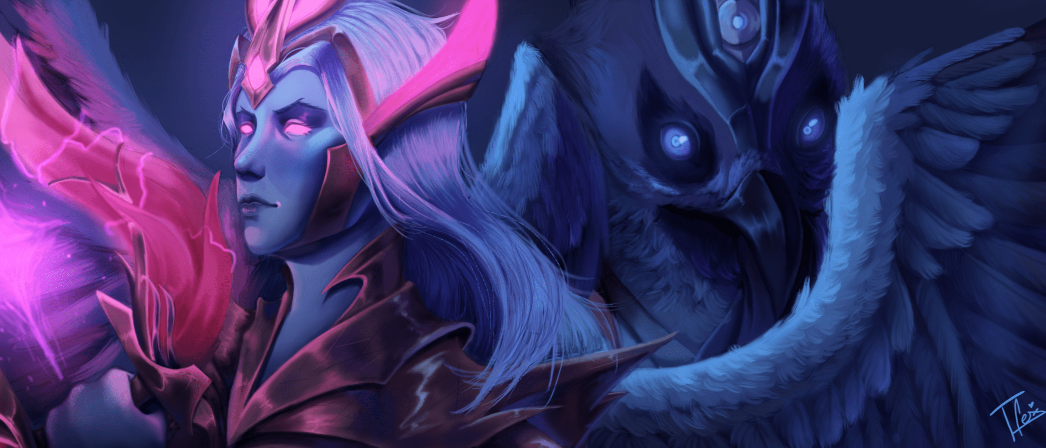 2099x900 Art Vengeful Spirit Arcana just.I can't