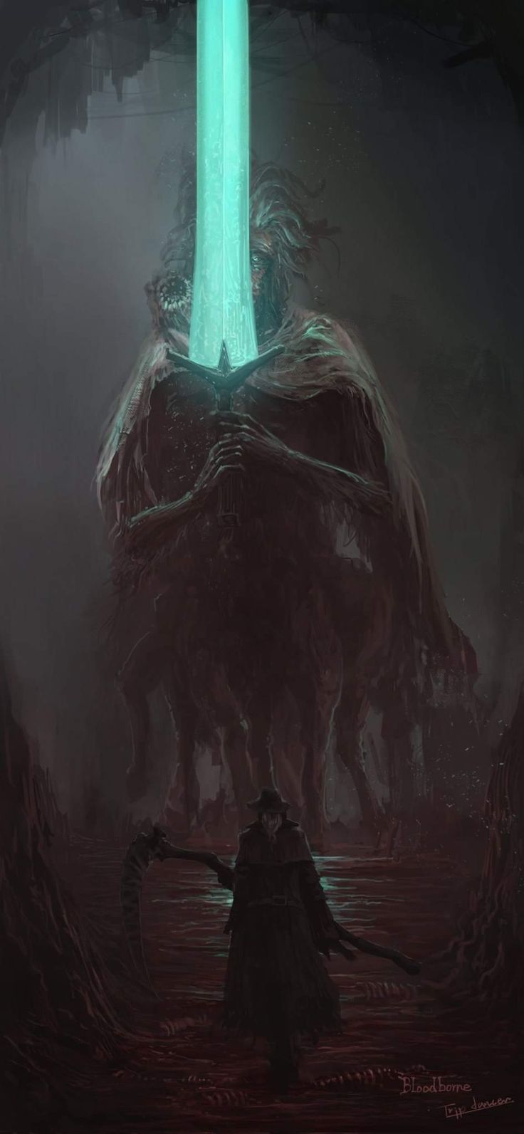 736x1593 Ludwig, the Holy Blade vs Gehrman, the First Hunter