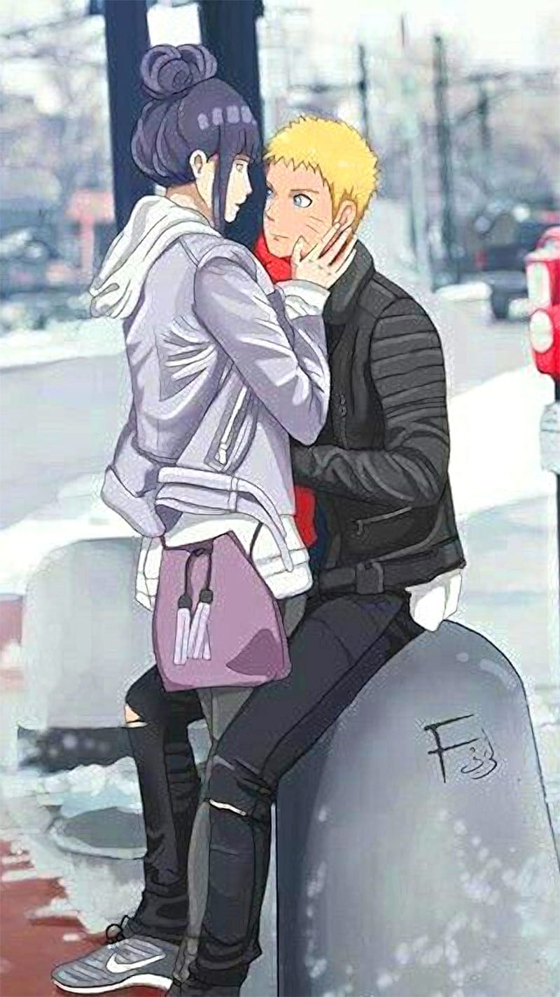 800x1422 NARUTO X HINATA, anime, couple, fashion, flow, hyuga, love, real, style, HD phone wallpaper