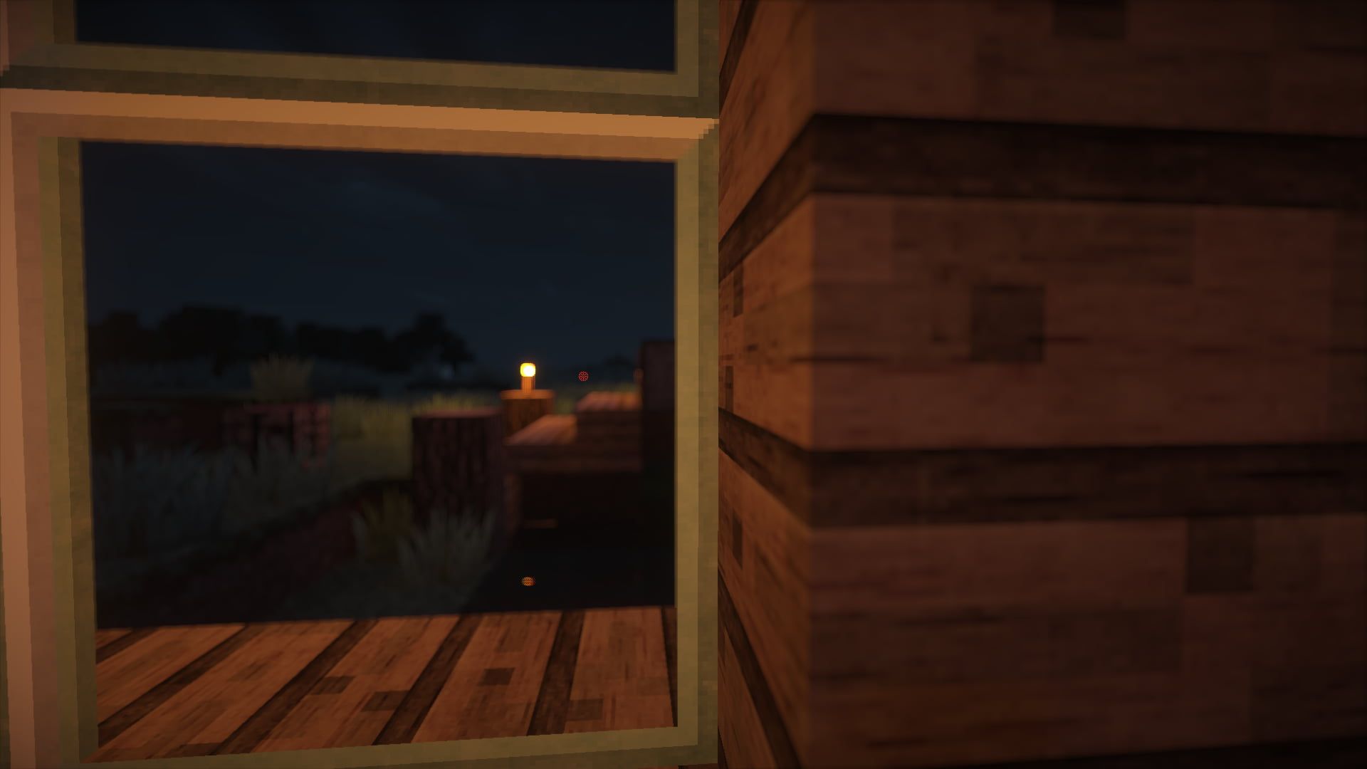 1920x1080 Brown Wooden 3 Layer Shelf, Minecraft, GLSL, Video Games HD Wallpaper