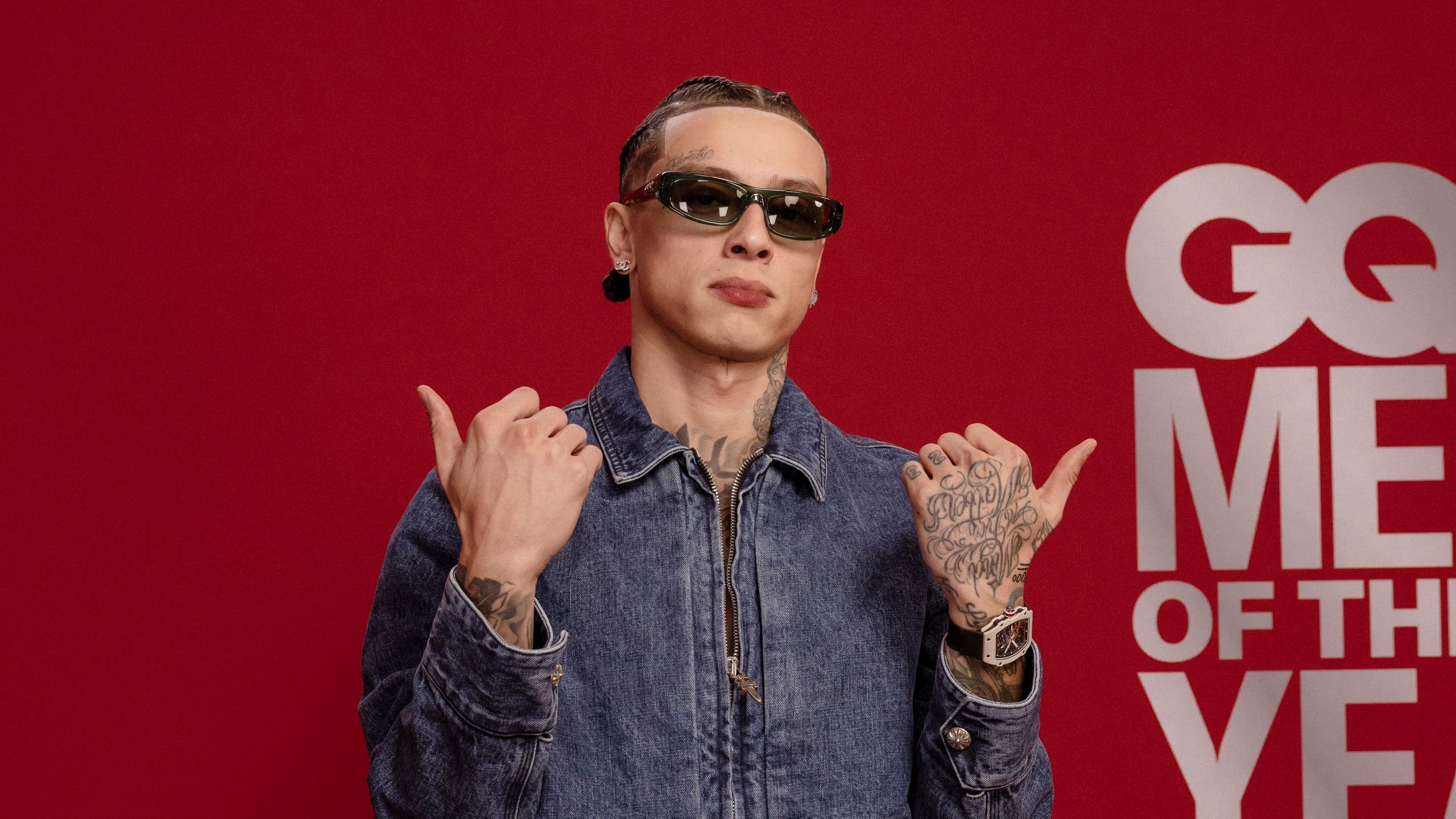 2560x1440 At GQ Men of the Year Central Cee ain't puttin' no suit and tie on