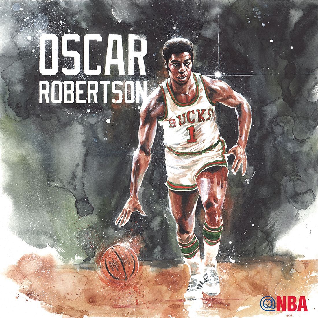 1100x1100 Oscar Robertson (Vintage series) (2). Image - Behance