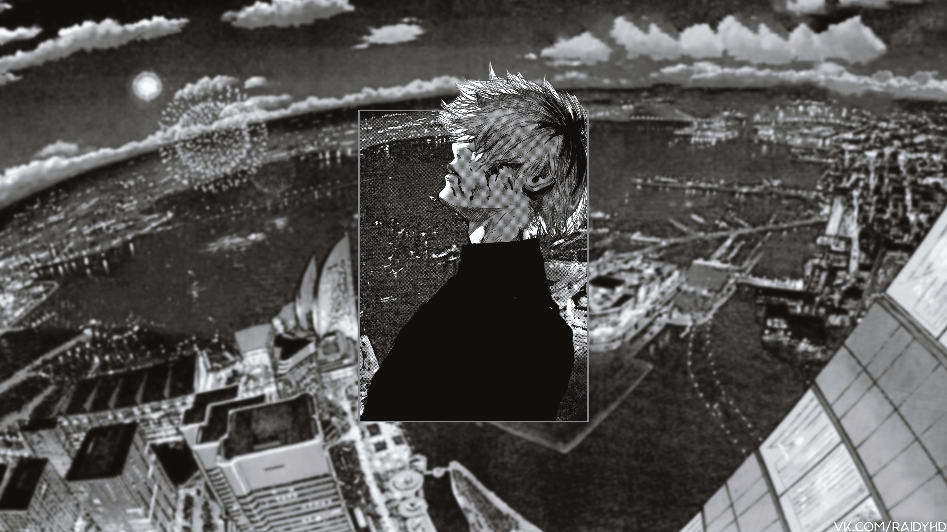 3840x2160 Ken Kaneki 4K Ultra HD Ghoul:re Anime Wallpaper