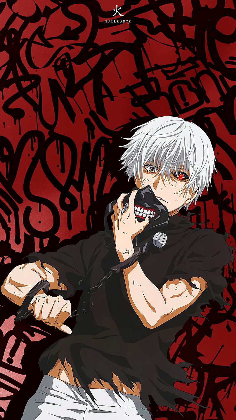 800x1422 Kaneki Ken, anime, art, ghoul, manga, tokyo, tokyo ghoul, HD phone wallpaper