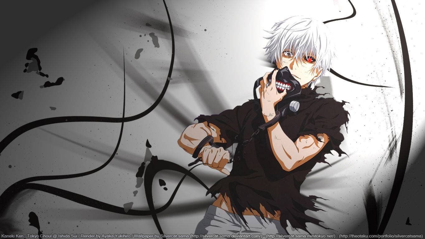 1366x768 Download Kaneki Ken ready to unleash his wrath Wallpaper