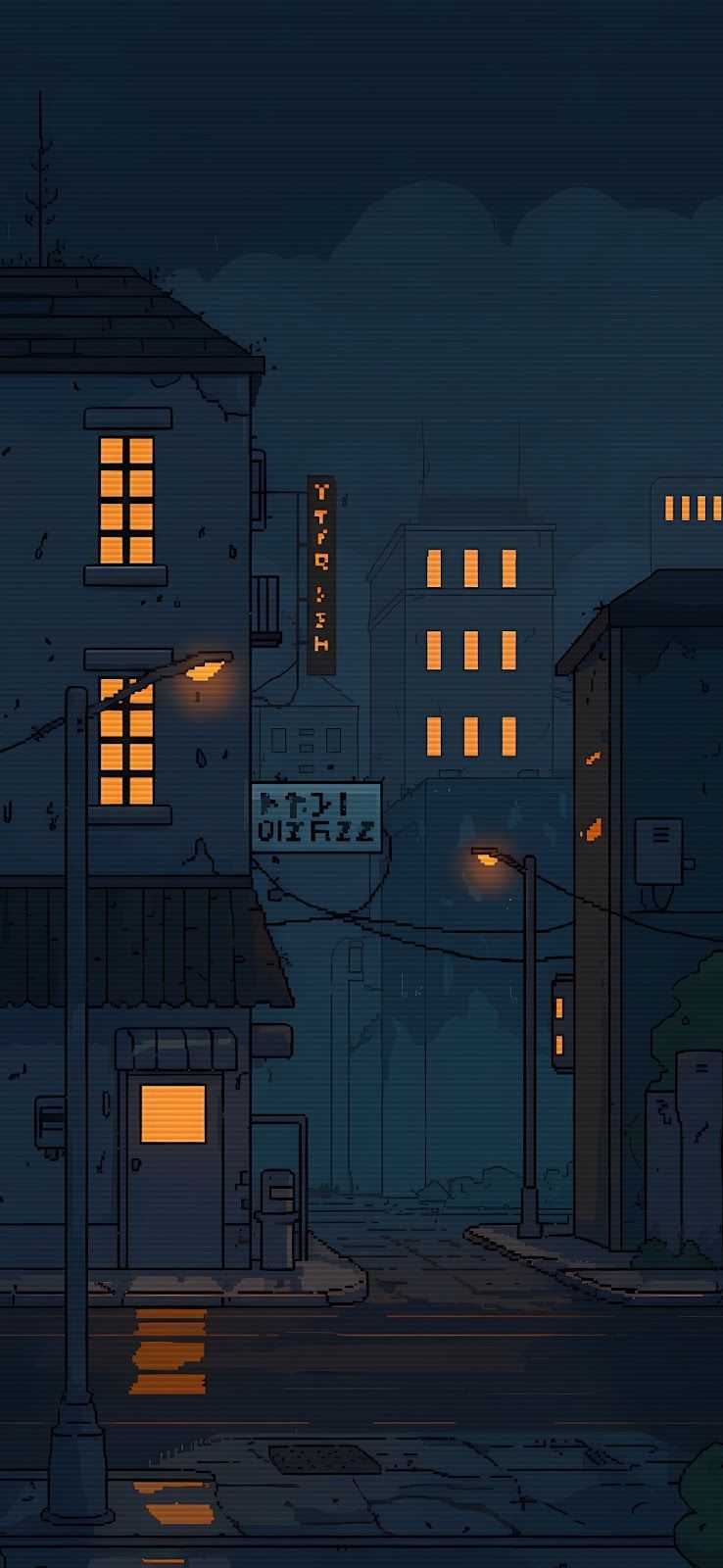 738x1600 IPHONE WALLPAPER 4K COZY STREET