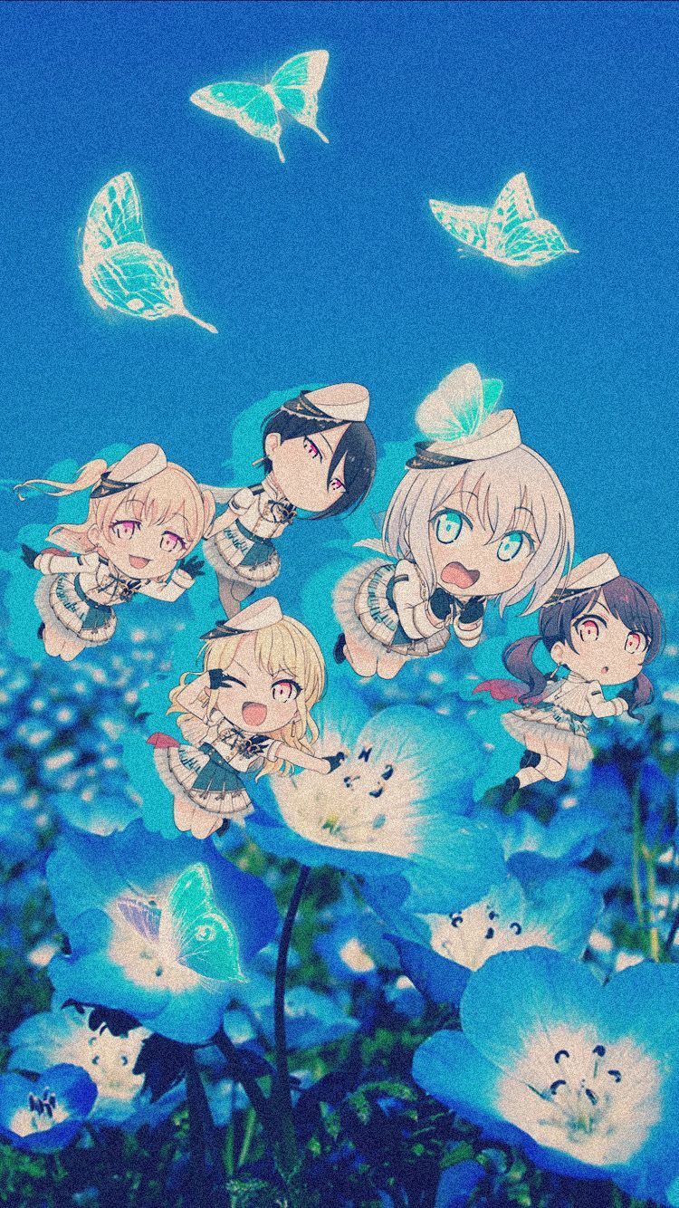 750x1334 made a morfonica wallpaper because i just had to when i saw the garupa pico art of them!!! i love. Feed. Community. Bandori Party Dream! Girls Band Party