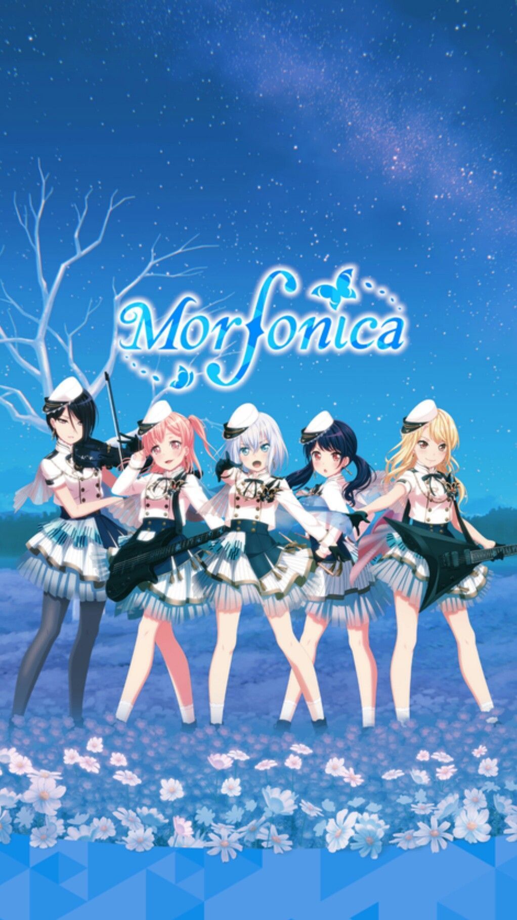 1022x1817 バンドリ Morfonica Morfonica Wallpaper