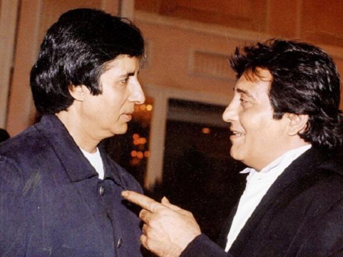 1200x900 Amitabh Bachchan and Vinod Khanna. When Amitabh Bachchan threw a glass at Vinod Khanna leaving a permanent mark on his chin